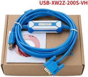 For 1PC For OMRON PLC programming cable CQM1H/CPM2C series USB-XW2Z-200S-VH