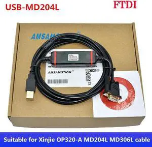 For Suitable Xinjie OP320-A MD204L MD306L Touch Screen Programming Cable USB-MD204L