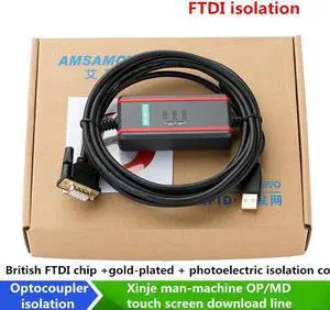 For Suitable Xinje Text OP320 Touch Screen MD204L/306L Programming Cable USB-MD204L