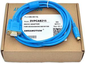 For New Delta PLC programming cable DVP download line RS232 interface