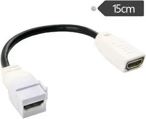 HDMI socket with cable HDMI Female connector with buckle panel Female cable HDMI wall connector HDMI in-line panel