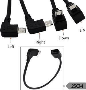 type-c female to Android micro usb elbow adapter cable type-c to Android phone data cable
