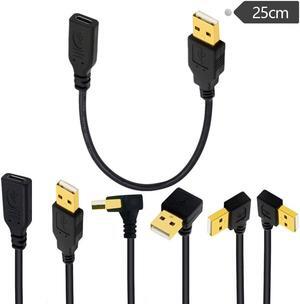 type-c Gold-plated Type-C female 90 data cable is suitable for letV 1S charging cable USB AM elbow adapter