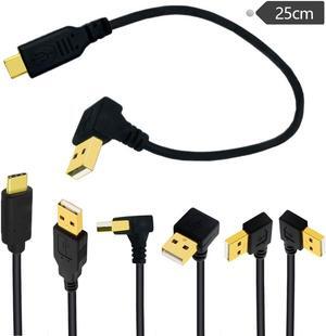 It is suitable for letv 1S charging cable gold-plated Type-C data cable USB AM 90-degree elbow adapter cable