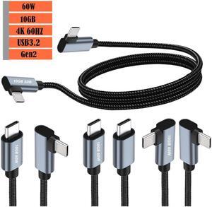 10GB 4K 60HZ Type-C extension cable PD60w male to male USB-C3.2gen2 high-speed data cable