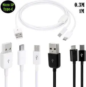 One point two USB to Type-c+micro two-in-one phablet phone micro charging cable adapter charging version