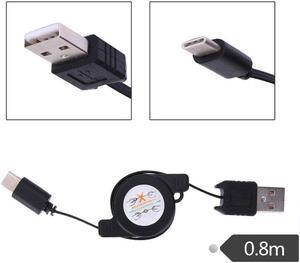 Retractable TYPE-C cable USB AM to Type-C mobile phone data charging cable Connection cable 0.8 m