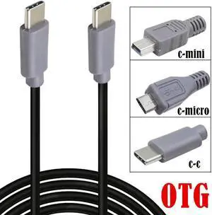 USB3.1Type-C to Micro mini USB OTG Copy-to-public charging adapter cable