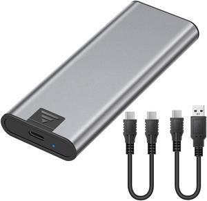 Alloy case USB3.1 to M.2 NVME SSD case NVME PCI protocol Type C Screws free installation