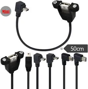 USB extension cable with ear USB2.0 baffle cable with ear USB cable up and down left and right