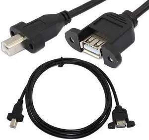 0.5 USB extension cable with ear USB2.0 baffle cable with ear USB cable can be fixed with screw hole
