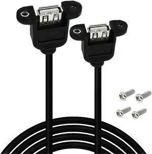 USB extension cable with ear USB2.0 baffle cable with ear USB cable can be fixed with screw hole