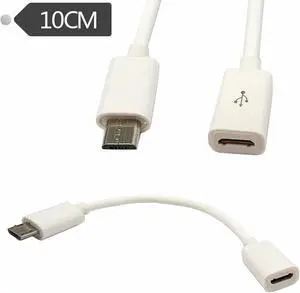 USB2.0 Micro USB male to female bus Extension cable Mack USB female to female data cable 0.1 m