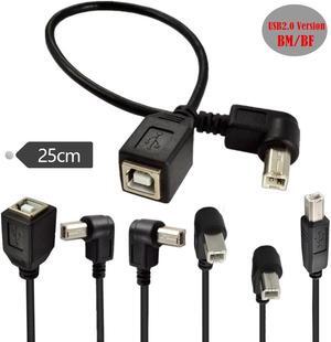 USB cable BMBF90 elbow USB-B extension cable USB print port Extension cable Print extension cable male to female