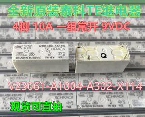 V23061-A1004-A302-X114 Spot new original relay TE/ Tyco 9VDC genuine 10A