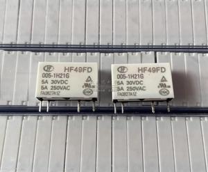 New original macro relay HF49FD-005-1H21G a set of normally open 4-pin 5A250VAC