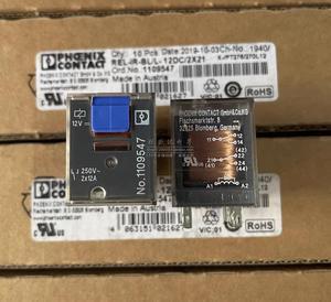 NO.1109547 Original Phoenix relay REL-IR-BL/ L-12DC /2X21 8-pin 12V