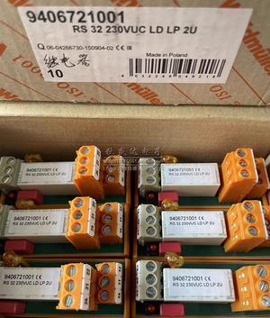 RS 32 230VUC LD LP 2U new original Weidmuller relay No. 9406721001