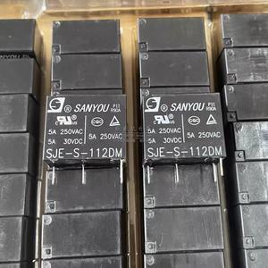 Original Sanyou relay SJE-S-112DM a set of normally open 4-pin 5A250VAC for HF33F-012-HS3