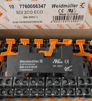 New original authentic SDI 2CO ECO Weidmuller relay base 7760056347