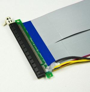 PCI-E 16X video card extension cable 16X PCI-E Extended soft cable 16X to 16X extension cable