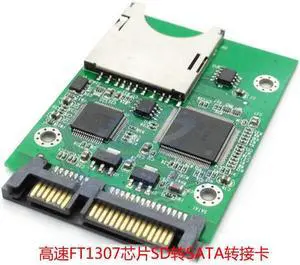High-speed FT1307 chip SD to SATA conversion card SD to serial disk SD card to SATA SD disk
