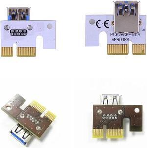 Gold Finger PCI-E 1Xto16X to PCI-E adapter usb3.0 1x small card to pci video card extension cable