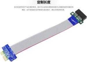 PCI-E 1X Motherboard 1X graphics card extension cable PCIE conversion cable PCIE One male and one female
