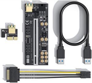 New PCI-E1X to 16X video card extension cable VER016 PCI-E1X to 16X video card adapter card