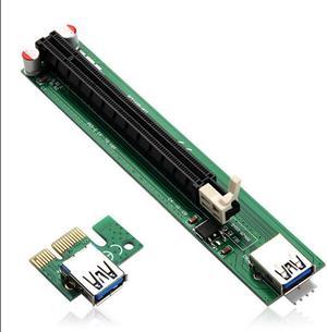 USB version PCI-E extension cable 1x to 16x graphics card extension cable to strengthen the wire anti-burn design
