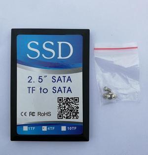 MicroSD to SATA conversion card Supports four TF cards