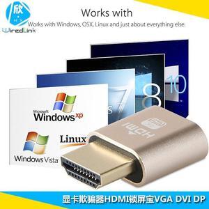 HDMI dummy plug EDID Display cheat Video card cheat