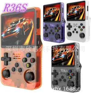 Cross-border R36S linux Dual System GBA Portable Retro FC game Nostalgia PS1 handheld console with joysstick