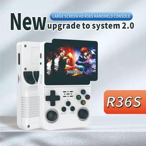The new r36s open source handheld console portable retro arcade game nostalgia 3d dual system handheld cross-border