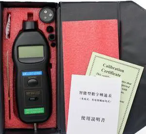 Multi-function laser tachometer Contact tachometer Tachometer dual-purpose tachometer Electromechanical speed measurement can cross borders