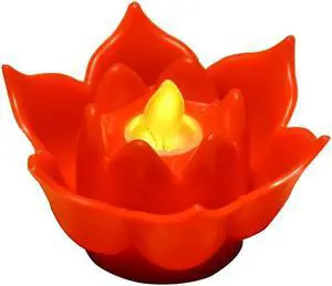 1 Pcs Lotus electronic Buddha lamp simulation flame led simulation candle lamp household Buddha lamp rocking lotus lamp