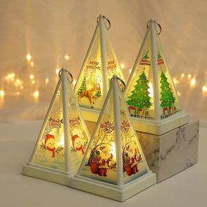 1 Pcs Christmas decorations Children carry night lights Christmas Eve gifts Dinner table window display ambiance pendant