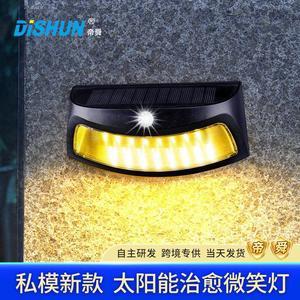 1 Pcs Cross-border solar wall lights for outdoor courtyard waterproof lighting led light control solar wall lights new