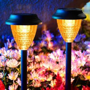 1 Pcs Cross-border new solar light lawn lights outdoor garden garden decorative landscape lights led waterproof ground lights