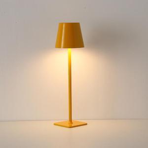 1 Pcs Custom cross-border selling high table lamp aluminum atmosphere decorative table lamp new Chinese restaurant touch three color night light