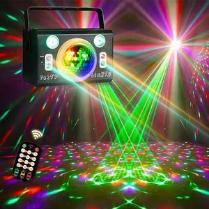 1 Pcs 2024 New stage lighting laser light disco party projection light bar KTV bungee di decorative atmosphere light