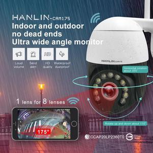 HANLIN-CAM175 Indoor and Outdoor Super Wide Angle Monitor #WIFI Wireless Monitor IPCAM Home Protection