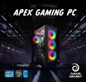 Game Sekret Apex Gaming PC Light - i5 11400F, RTX 3060 12GB, 16GB Ram, 500GB Storage, ARGB 4 Fan Case - Gaming PC Build