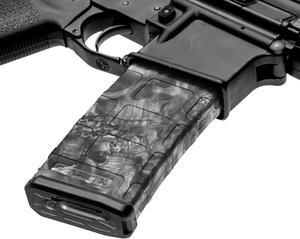 GunSkins AR-15/M4 Style Mag Skin for Airsoft (Proveil Reaper Black)