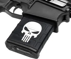 GunSkins AR-10/.308 Style Mag Skin for Airsoft (Skull)
