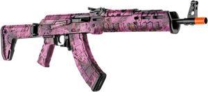 GunSkins Rifle Skin for AK-47 Style Airsoft AEG (Prym1 Pink Out)