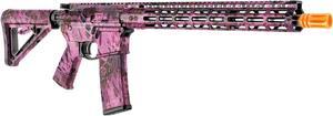 GunSkins AR-15 or M4 Style Rifle Skin for Airsoft AEG (Prym1 Pink Out)