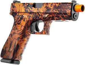GunSkins Pistol Skin for Airsoft Glock 19 (Prym1 Fire Storm)