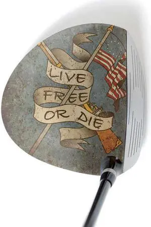 ParSkins Left-Handed Driver Skin (Live Free or Die)