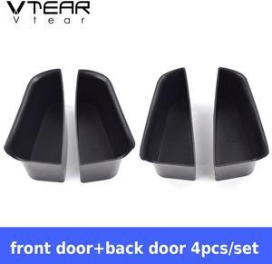 Vtear For Audi A3 Door Storage Box Abs Container Armrest Cover Interior Car-styling Accessories Decoration Parts 2019 2020